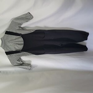 5/$30 ZARA Mock Neck Long Sleeve + ZARA Knit Overalls